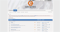 Desktop Screenshot of eurowerks.org